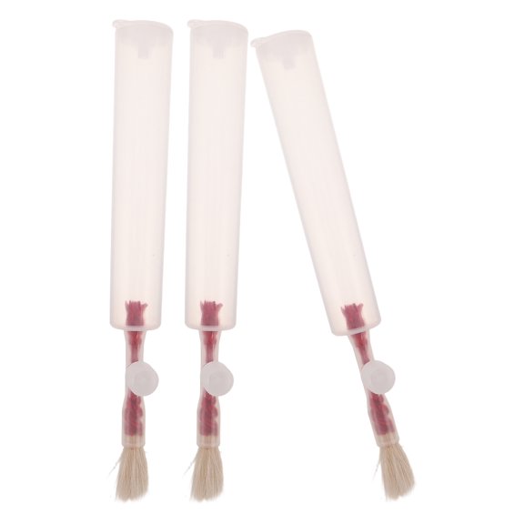 WRITWAA 3Pcs White Hand Pollinator Brush for Fruit Tree and Vegetable Pollination in Garden