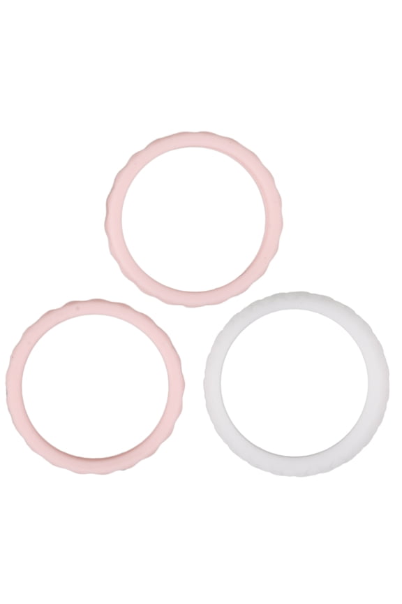 3Pcs Womens Silicone Rings Soft Ergonomic Design Sports and Outdoor Use Assorted Colors