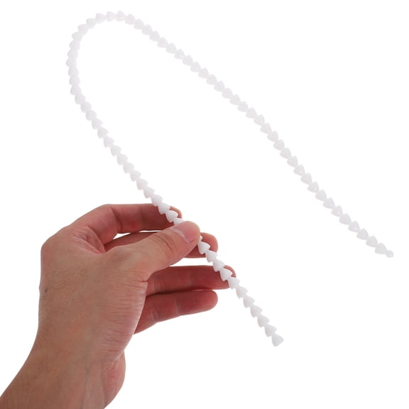 WRITWAA 3-Piece Bendable White Plastic Puppet Spine Set for Fine Motor Skill Development, Handmade Crafts, and Figurine Making
