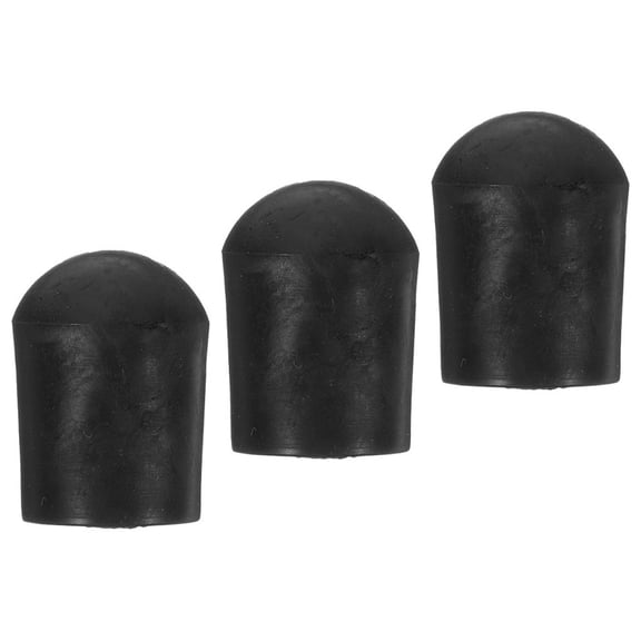 WRITWAA Cello Endpin Stopper 3Pcs Black Rubber Anti-Slip for Instrument Performances