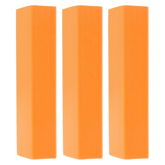 WRITWAA Orange Rubber Eraser, Gentle and Effective, No Scratches, 3Pcs