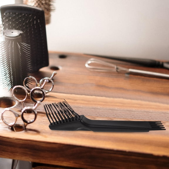 WRITWAA 3-Piece Multifunctional Hairbrush Cleaner Set, Portable Tool for Easy Dust and Hair Removal, Black