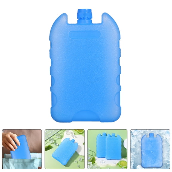 WRITWAA 3pcs Portable Lunch Box Accessories Set with PE Sky- Cooling Inserts for Food Storage and Freshness