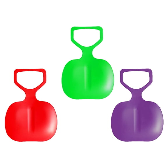 WRITWAA 3Pcs Snowboard Plates Plastic Flexible Thick Sleds for Sand Skiing and Grass Sliding