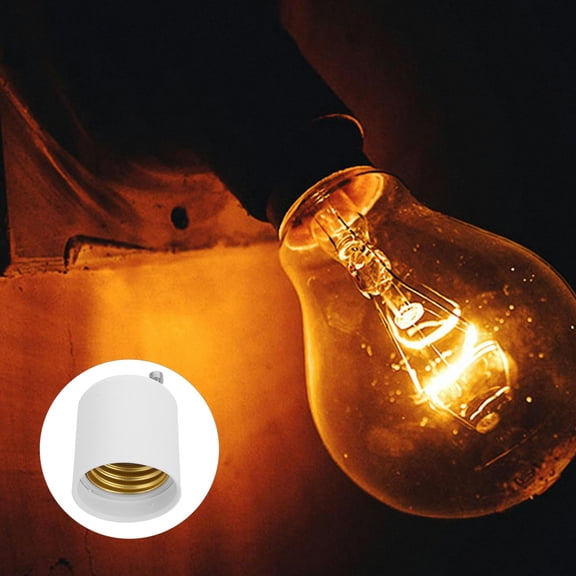 WRITWAA 3Pcs White Gu24 Light Bulb Adapter for Versatile Screw in Socket Conversion