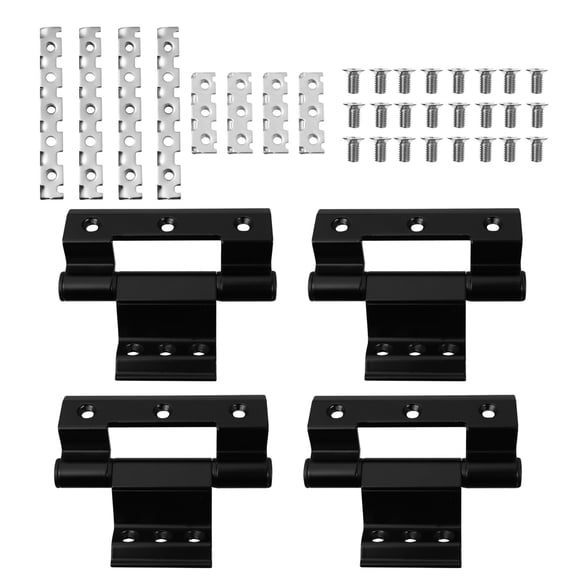 WRITWAA 4Pcs Heavy Duty Insulation Aluminum Window Hinge with Easy Installation
