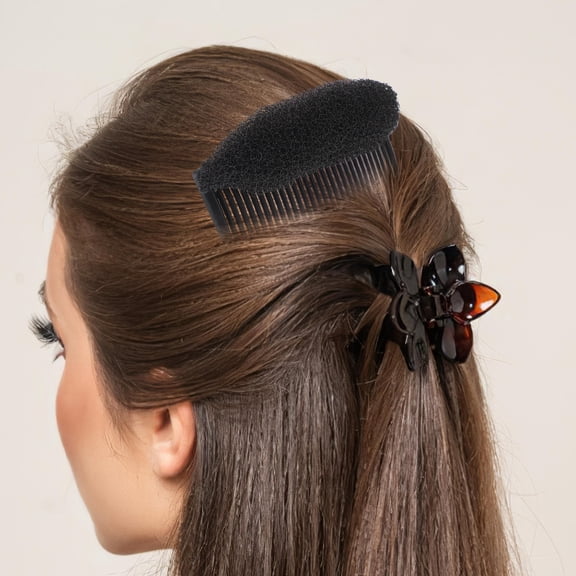 WRITWAA 4 Pcs Hair Bump Clip Plastic Volume Tool for Hair Accessories All Ages DIY Hairstyling