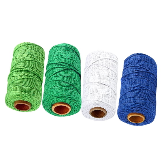 WRITWAA Cotton Rope in Assorted Colors for Outdoor Use Wrapping and Clothesline