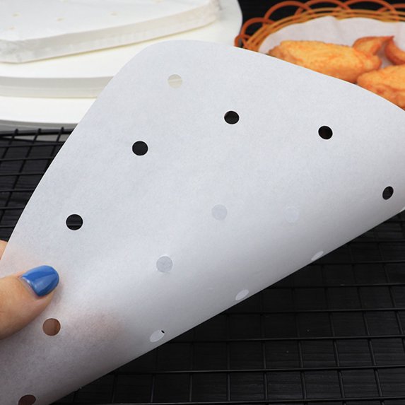 WRITWAA Non-Stick Oil Drainage Paper 400 Pieces 7.1 x 7.1 Inches for Kitchen Cooking and Frying