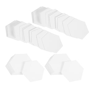 WRITWAA 400-Piece White Paper Piecing Templates for Quilting, Hexagon Patchwork Shapes for Sewing and Craft Projects
