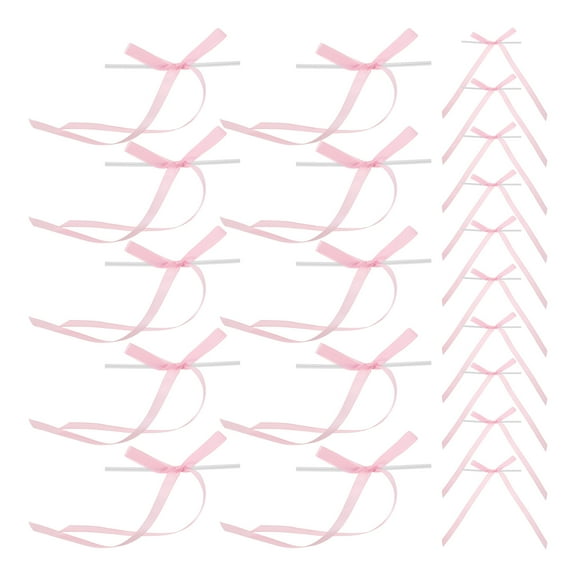 WRITWAA Elegant Pink Bow Cake Decor, Versatile and Durable, Perfect for Birthday Parties, 40Pcs