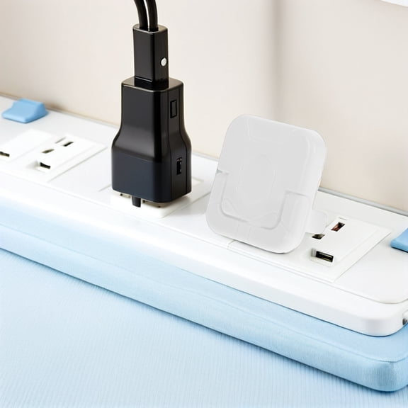 WRITWAA 40Pcs White Electrical Socket Covers Outlet Plug Protectors with Self Closing Safety Feature