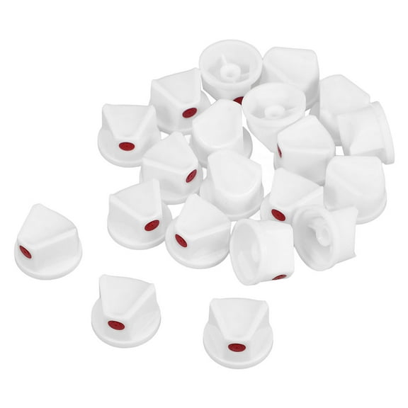 WRITWAA 40Pcs White Plastic Spray Bottle Nozzle Replacement Caps for Spray Cans Compatible with Household and Garden Use