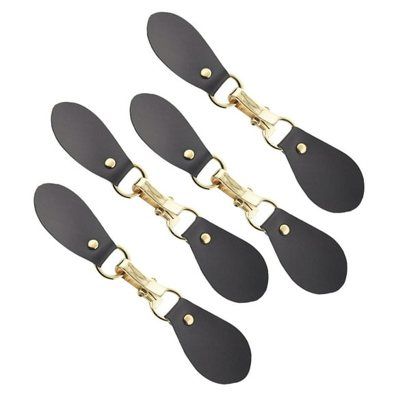 WRITWAA 4PCS Coat Buckles Sew-on Toggles for Clothing Coffee Simple Design for Casual Occasions