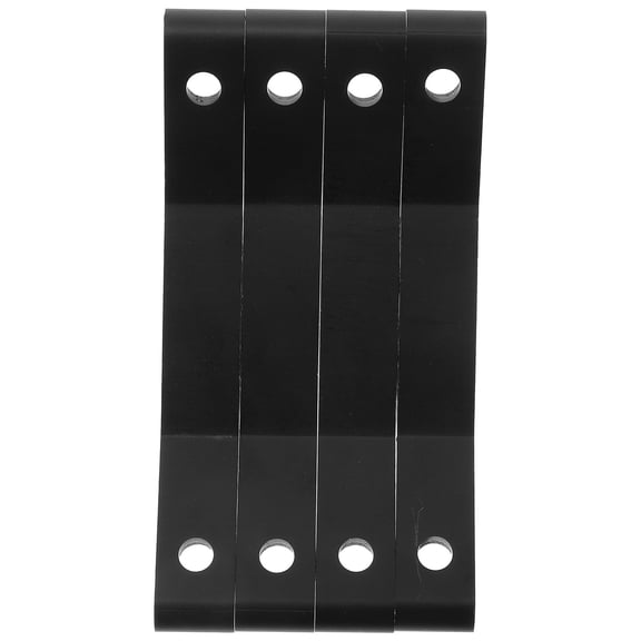 WRITWAA Aluminum Brackets Fitting Modern Black Builders 4pcs