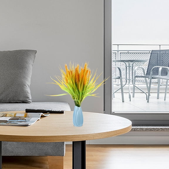 WRITWAA 4Pcs Artificial Wheat Stalks Assorted Color for Elegant Home Decor and Table Setting