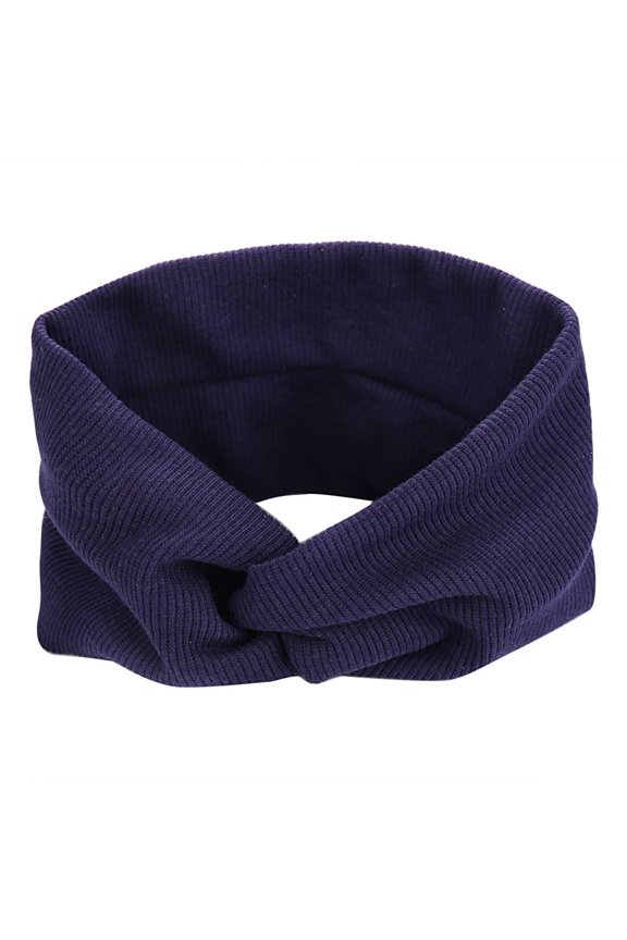 4Pcs Assorted Color Hair Band with Screw Thread and Cross Design for Sports and Everyday Wear