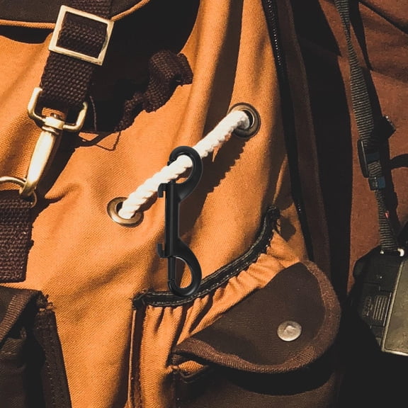 WRITWAA 4Pcs Black Double Ended Bolt Snap Hooks for Dog Leash Collars and Home Use