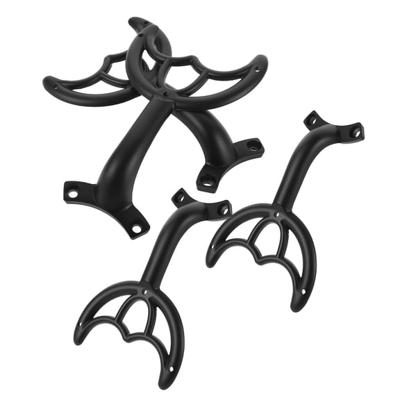 WRITWAA Ceiling Fan Bracket Mount, Black Zinc Alloy, Simple and Convenient for Fan Repair 4Pcs