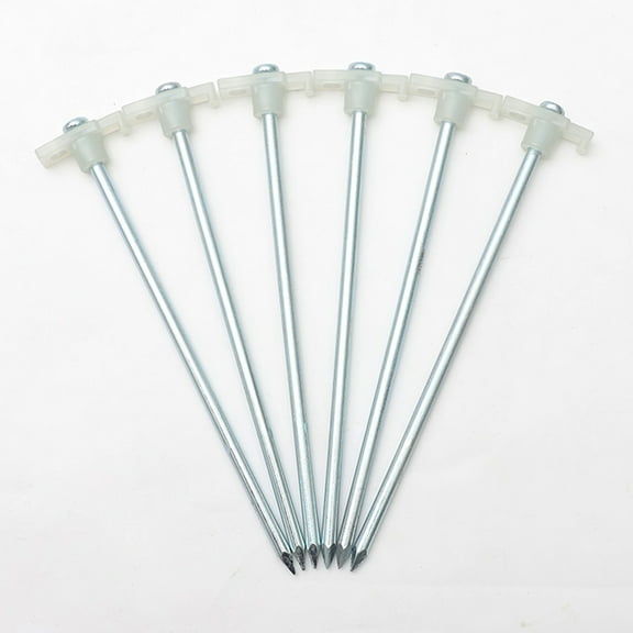 WRITWAA Steel Ground Stakes 4 Pieces Assorted Colors Tent Pegs for Camping Outdoor Use