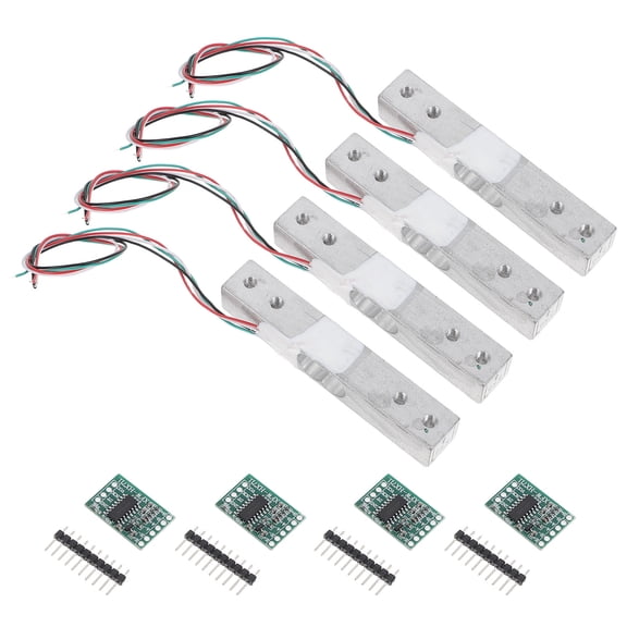 WRITWAA 4Pcs Digital Load Cell or Module for Kitchen Scale Repair with Metal Strain Gauge for Stable Measurement