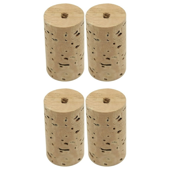 WRITWAA 4-Pack Softwood Flute Headjoint Cork Plugs for Musicians, Easy to Use and