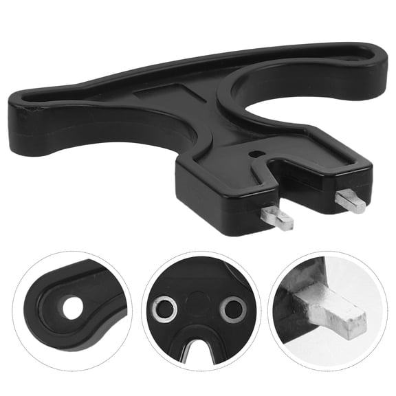 WRITWAA 4Pcs Multifunction Black Golf Shoe Spike Adjustment Tool with Durable Portable Design for Home