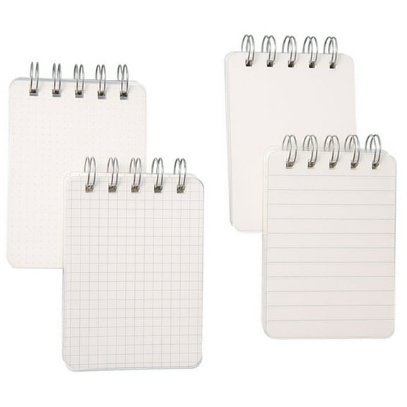 WRITWAA White Ruled Index Cards 4Pcs Portable for Studying