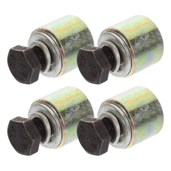 WRITWAA 4Pcs Stainless Steel Motorcycle Injector Cap Blocks Replacement for Motorbike Use