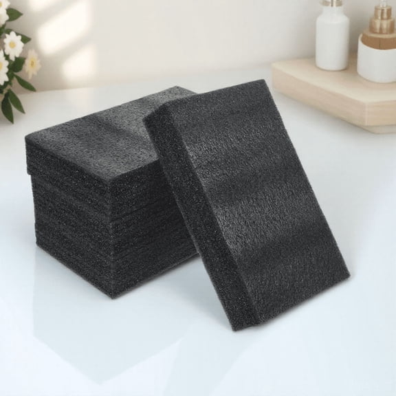WRITWAA 4-Pack Black EPE Foam Packing Filler for Shipping and Packaging Supplies, Protective Cushioning Material