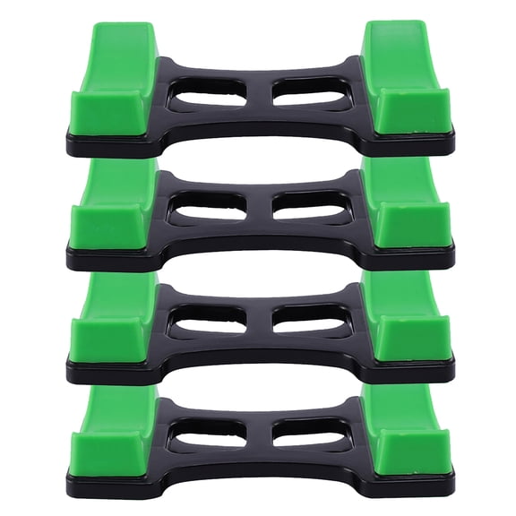 WRITWAA 4Pcs Dumbbell Holder Stand Practical Green Plastic Weight Rack for Household Gym Storage