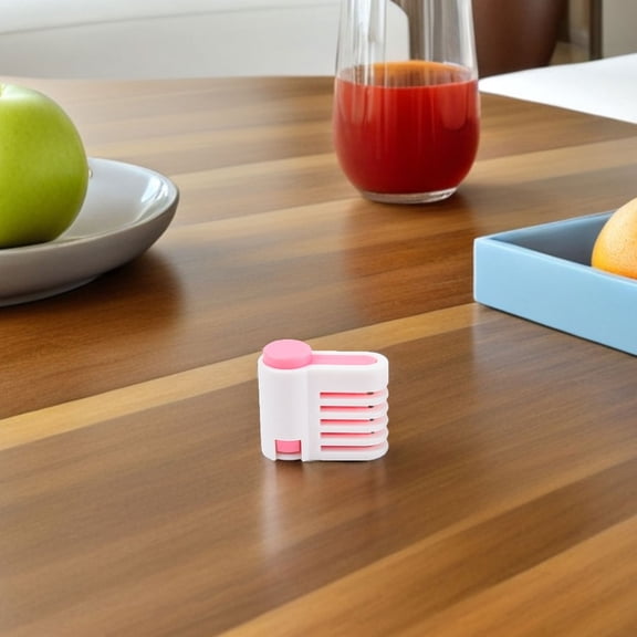 WRITWAA 4Pcs Plastic Cake Slicer Guide for Precise Layer Cutting and Uniform Bread Slices in Assorted Colors