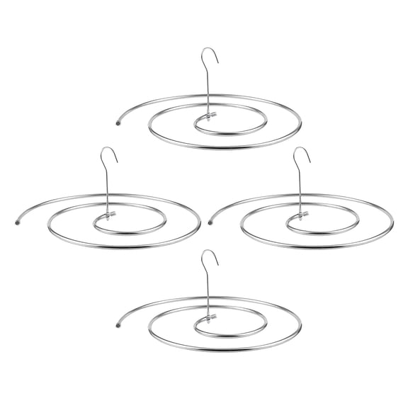 WRITWAA 4Pcs Stainless Steel Spiral Drying Rack for Blankets Towels and Comforters Indoor Balcony