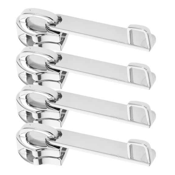 WRITWAA Metal Anti-Explosion Zipper Head, Silver, DIY, Smooth Operation, Single Hole, Durable