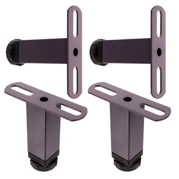 WRITWAA 4pcs Bed Frame Height Extender Iron Adjustable Support for Homeowners