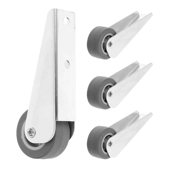 WRITWAA Silent Door Support Wheels, Heavy Duty Load Capacity, 4-Pack Replacement Rollers for Home Doors