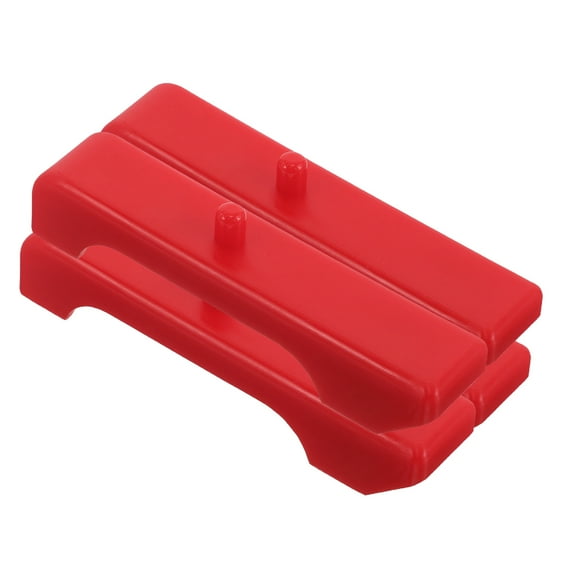 WRITWAA Radiator Support Cushion Radiator Insulator Pads Red 4Pcs