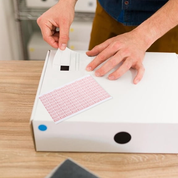 WRITWAA Tamper-Proof Paper Labels for Date Recording, Easy to Install Multi-Use Stickers for Secure Decoration