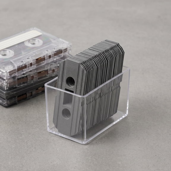 WRITWAA 50Pcs Black Cassette Shell Repair Sticker High Adhesion Friction Film for Tape Slippage Fix
