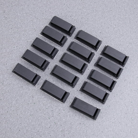 WRITWAA 50Pcs Cable Fixation Clamp Cable Clips Black PA66 Wire Organization Home Use