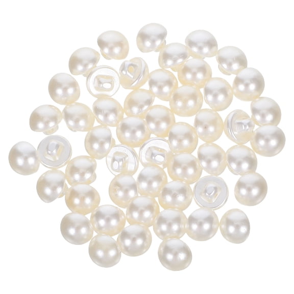 WRITWAA 50Pcs Round Dome Buttons for Clothing Decoration on Sweaters Shirts and Elegant Fabrics