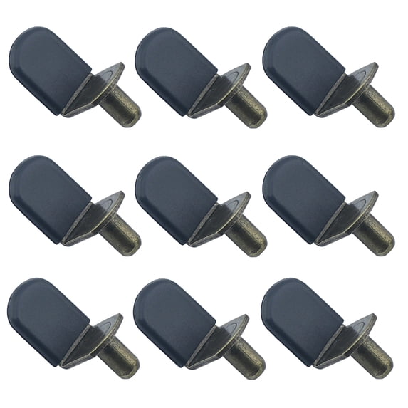 WRITWAA 50pcs L Shape Corner Connector Bracket Steel Fasteners for Bookcases Dark Grey