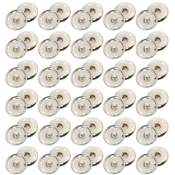 WRITWAA 50pcs Heavy Duty Sewing Snap Fasteners Press for Crafts, , Clothing, and