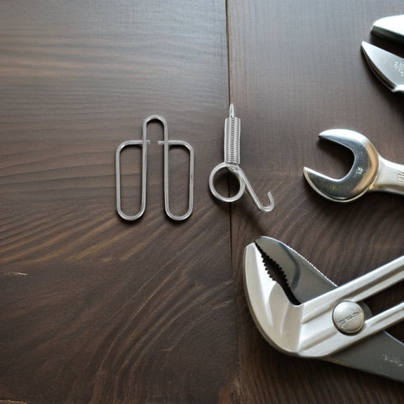 WRITWAA metal cage spring hooks for rabbits outdoor use 5Pcs Feed Box Fixed
