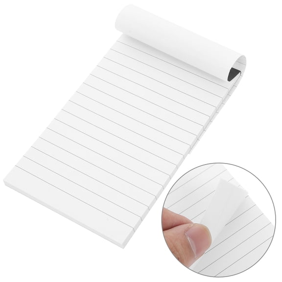 WRITWAA 5Pcs Scratch Pads for Writing for Work White Size 4.91X2.95X0.02in