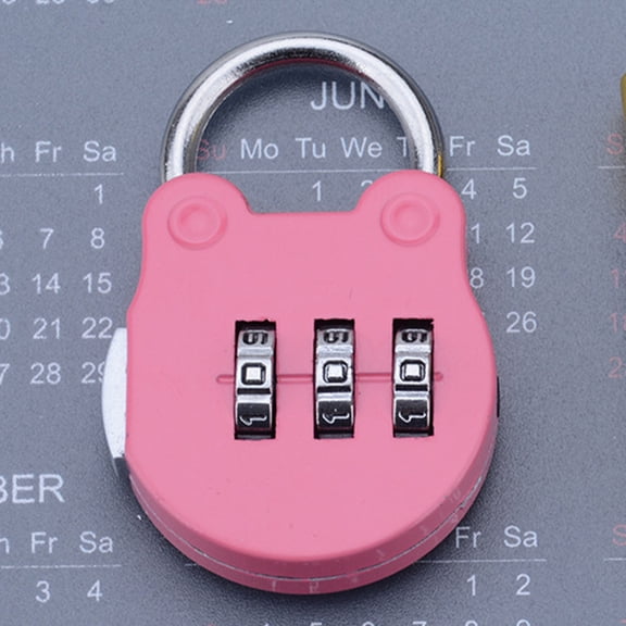 WRITWAA 5-Pack Small Iron Padlocks Combination Locks for Daily Use Locker Security and