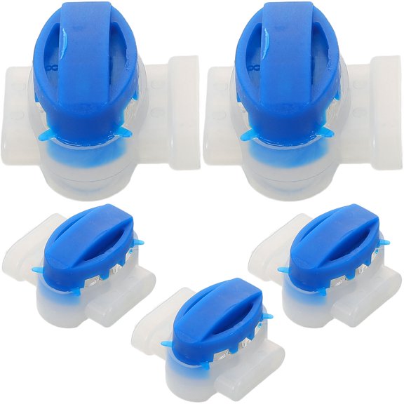 WRITWAA Waterproof Wire Connectors Multi-Color Plastic for Cable 3-Hole Design Stable Connection