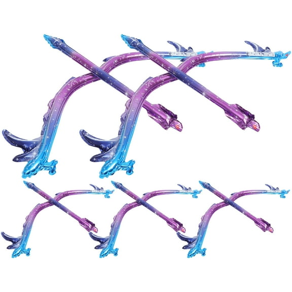 WRITWAA Decorative Multi-Colored Aluminum Foil Balloons, 5 Sets for Party Decorations and Celebrations