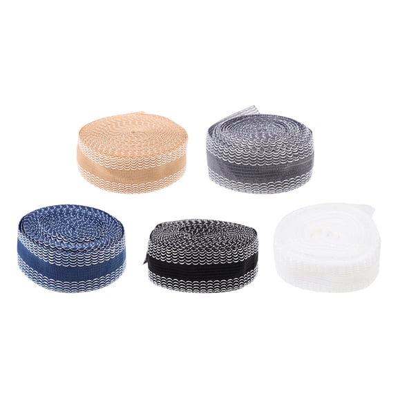 WRITWAA Hem Tape Jean Iron-On Hemming Tapes Black 5pcs