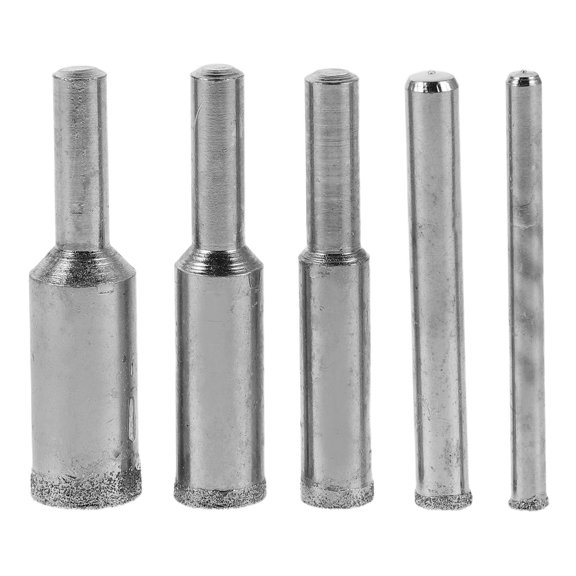 WRITWAA 5pcs Stone Bead Grinding Bit Coarse Spherical Concave Mounted Point